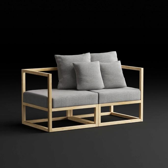 CUBIX SERIES - Kursi Tamu Sofa Modern Minimalis (AC,AC) - XIONCO