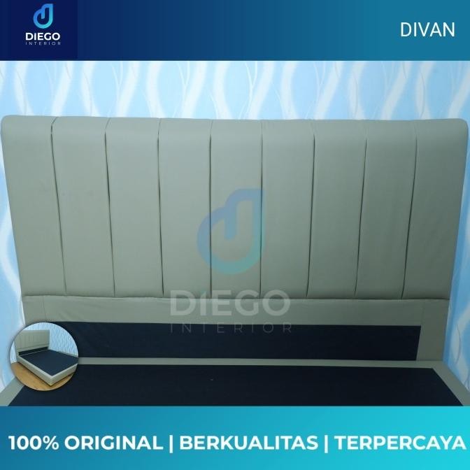 Divan dipan sandaran full rangka tempat tidur untuk springbed 120x200