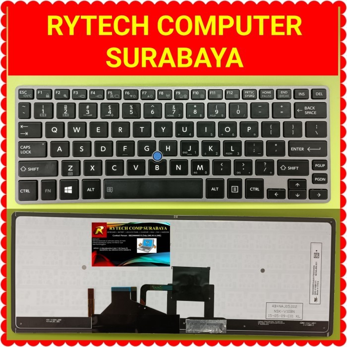 ada Keyboard toshiba portege z30a z30b z30c z30t series backlight