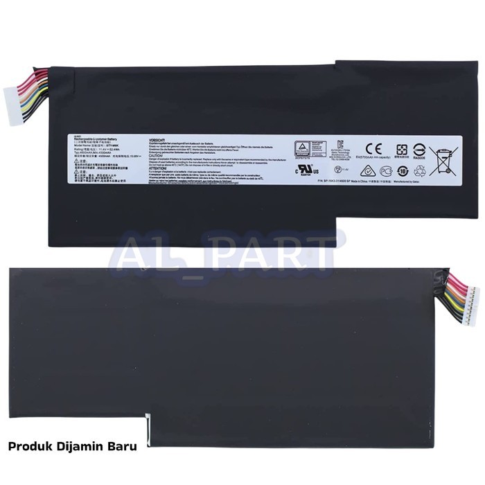 ada Laptop Battery MSI GF63 10SCSR-206 Thin MSI Baterai Laptop NEW
