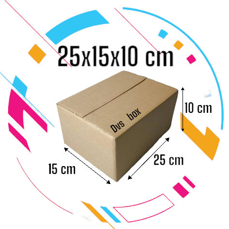 

Kardus packing online shop 25x15x10 cm multi fungsi luar polos