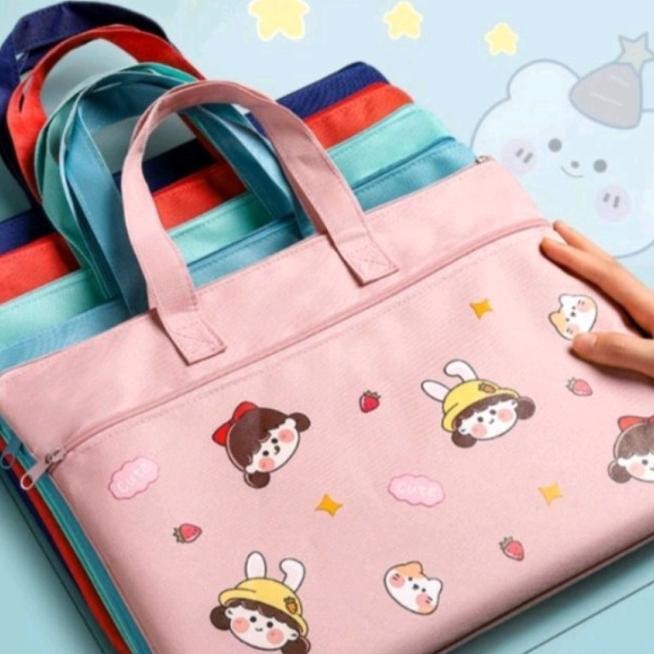 

DIB -391 TAS KURSUS ANAK TOTE BAG,FOLDER BAG,TAS FOLDER DOKUMEN ANAK
