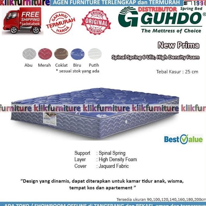 Guhdo Springbed New Prima 120x200 Hanya Kasur / Matras
