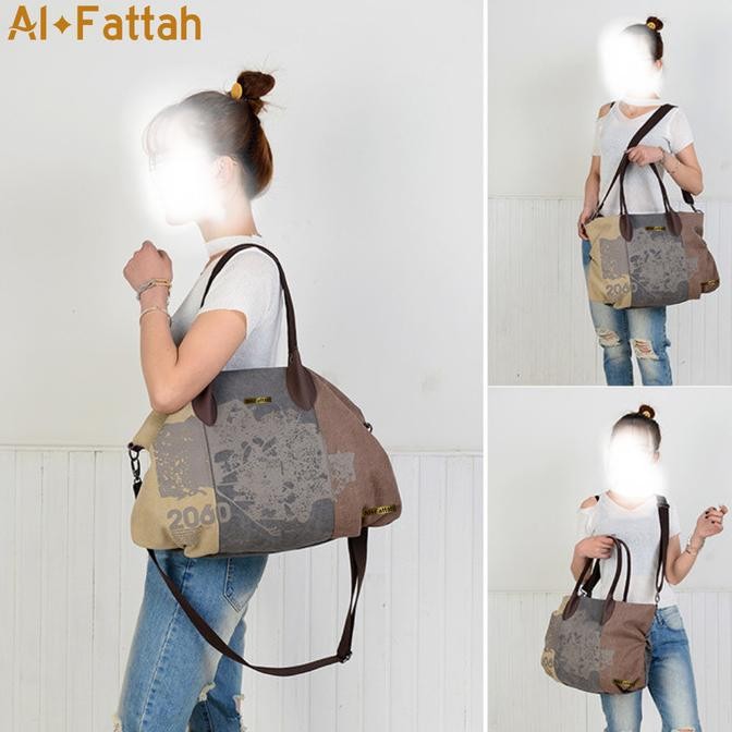 Tas wanita import set tas bahu tas selempang kulit PU tas tote bag 133