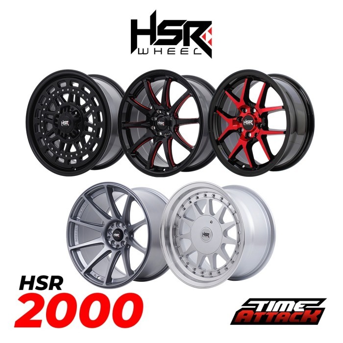 Velg Mobil Ring 14 Hingga Ring 22 HSR Wheel-HSR2000