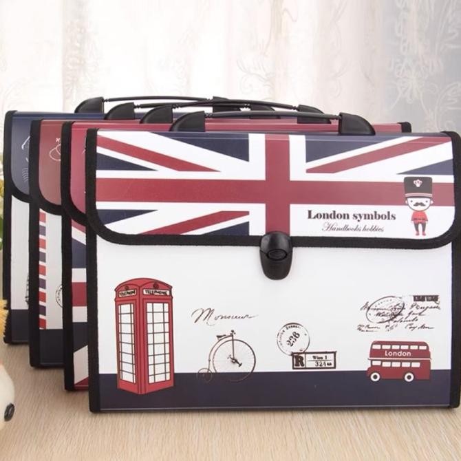 

READY STOK DOCUMENT FOLDER ORGANIZER BAG TAS DOKUMEN MAP A4 EXPANDING