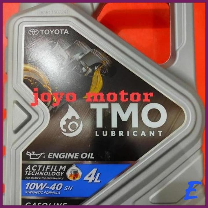 | JYM | OLI MESIN BENSIN TMO TOYOTA MOTOR OIL SAE 10W-40 KEMASAN 4 LITER