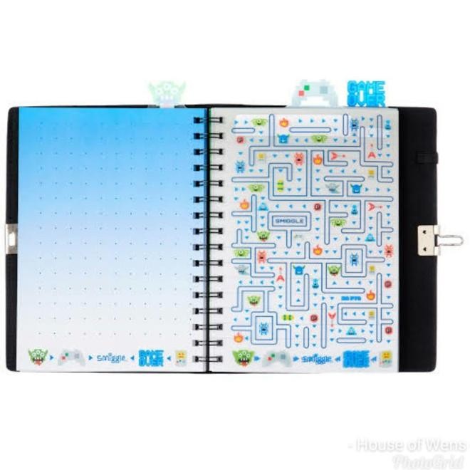 

Smiggle Game Over Lockable A5 Notebook - Diary Smiggle Terbaru