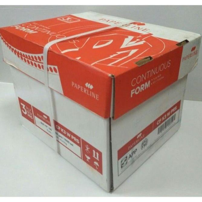 

Kertas Komputer Continuous Form 3Ply 9,5X11 Paperline Warna Terbaru