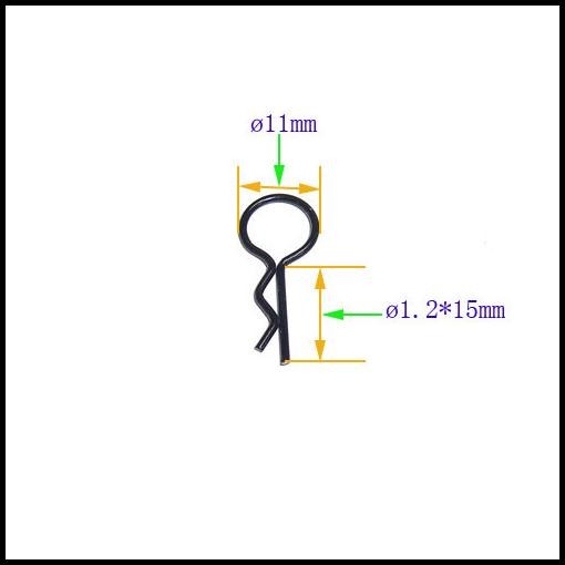 

BEST DEAL CPV ORANGE MEDIUM-RING BODY CLIPS (10PCS) #59906O !!!!