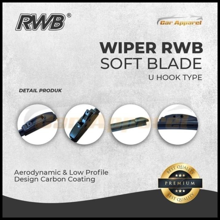 TERBARU WIPER RWB SOFT TEANA L33 GEN3 2014-2018 HYBRID / WINDSHIELD TEANA L33 