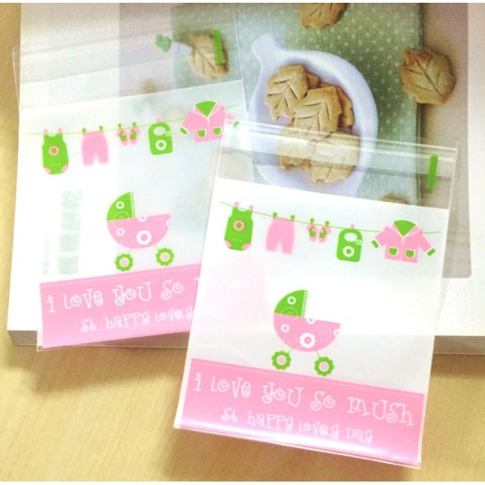 

kantong plastik packing besar hadiah sovenir ulang tahun cookies bake
