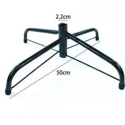 JHY Kaki Pohon Natal Stand Logam Berdiri Dasar Rak Aksesoris untuk Dekorasi Natal 45cm/50cm