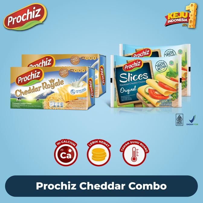 

PROMO Keju PROCHIZ Cheddar Combo