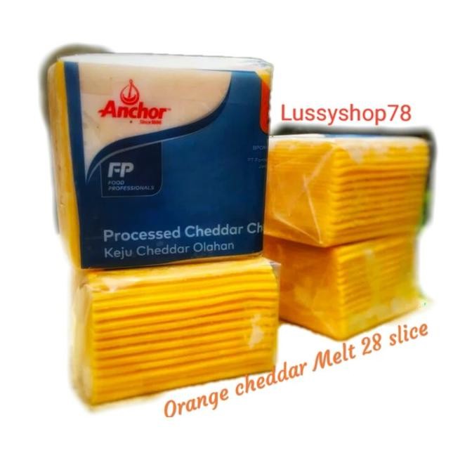 

PROMO Keju Anchor Red Cheddar slice melt