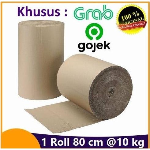 

Kardus Lembaran Gulungan Corrugated Karton / Single Face Roll 80 Cm Terlaris