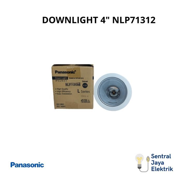 Downlight Panasonic 4" 4 Inch In L Series Nlp71312 - Putih