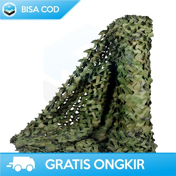 JARING KAMUFLASE RINGAN DAN MULTIFUNGSI NET MILITER COVER KAIN OXFORD