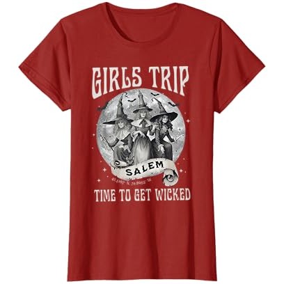 Kaos Retro Girls Trip Salem 1692, Mereka Kehilangan Satu Penyihir di Halloween |S6fMju9k|