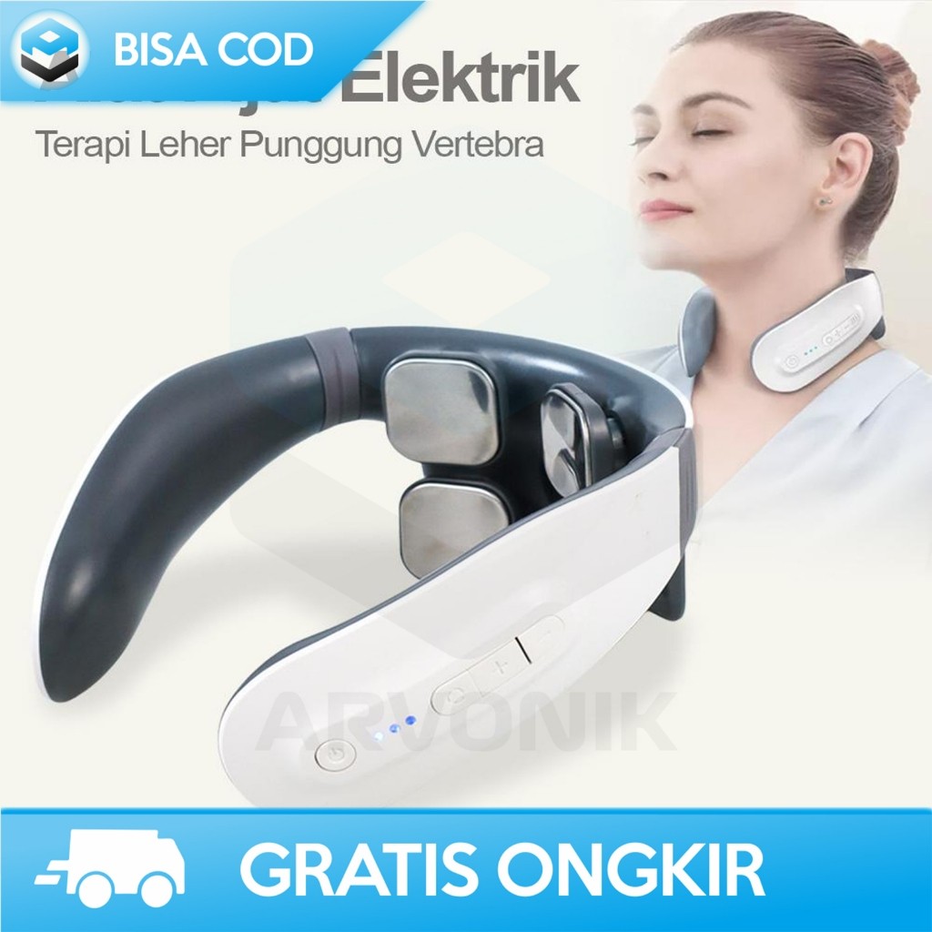 ALAT PIJAT LEHER PUNGGUNG TERAPI LISTRIK MEMPERLANCAR PEREDARAN DARAH