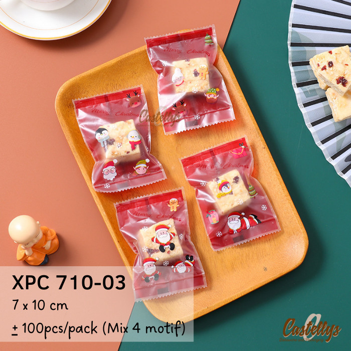 

TERBARU - Plastik Cookies Natal XPC 710-03 Kue Kering Nastar Nougat Christmas