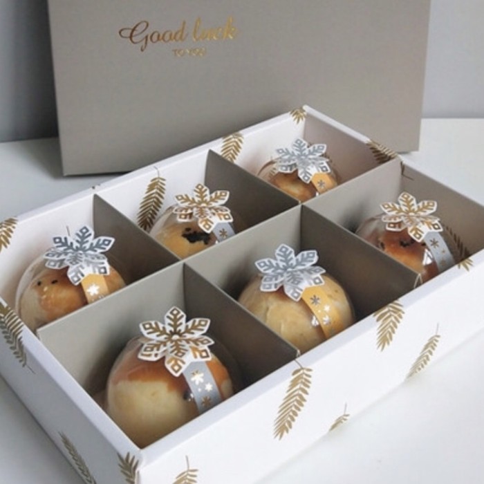 

BEBAS ONGKIR - Sticker motif Salju ST21 buat Mooncake, Pia