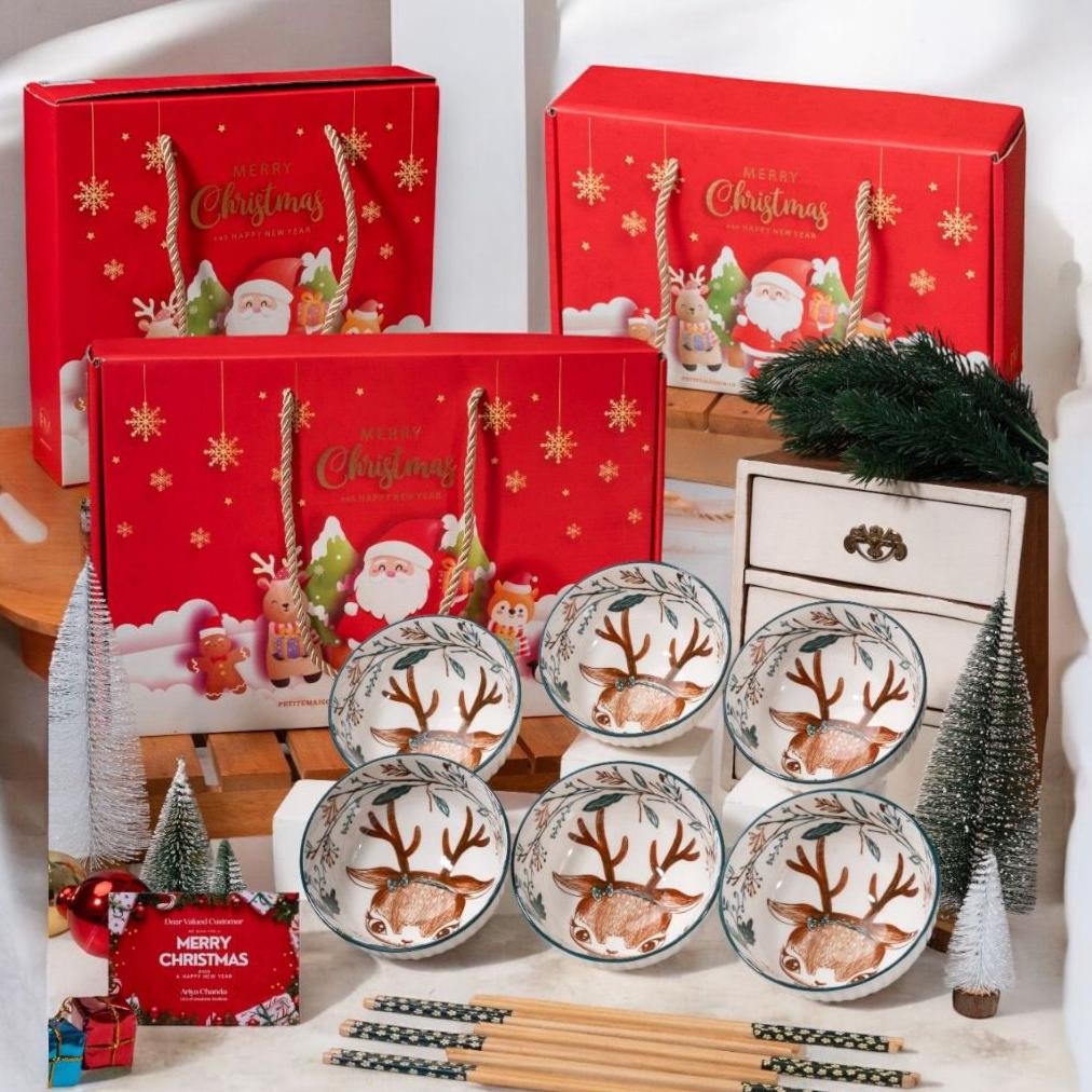 

Petitemaison Hampers Natal Japanese Bowl Set Isi 2 Mangkok Keramik Hadiah Souvenir Trend