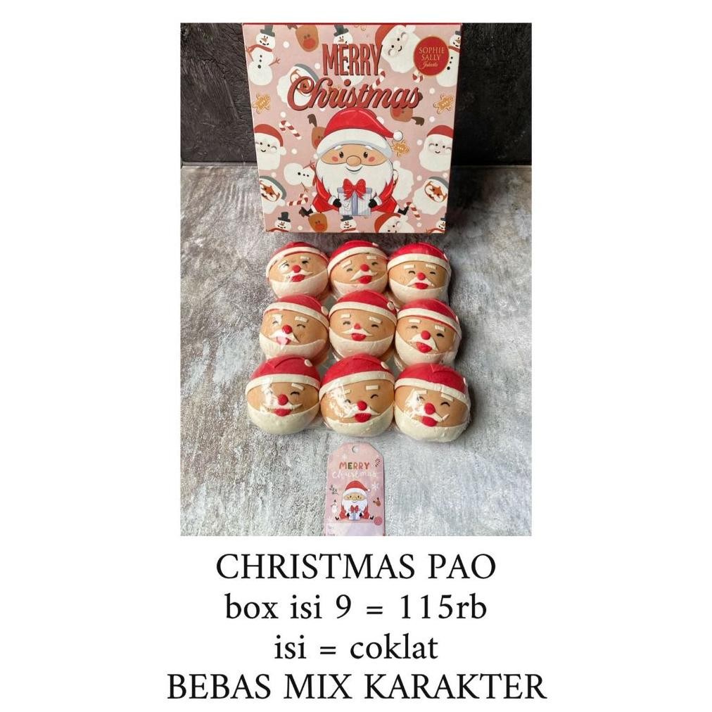 

Bakpao Piggy Santa Box Paket Hampers Natal / Christmas Edition 2023 Mainan