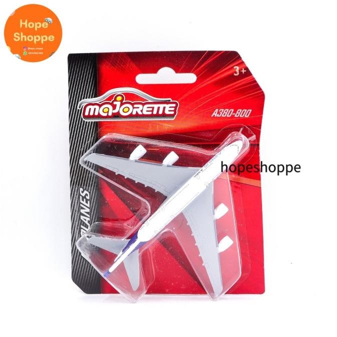 Majorette Airplanes Airbus A380-800 Original Diecast Pesawat