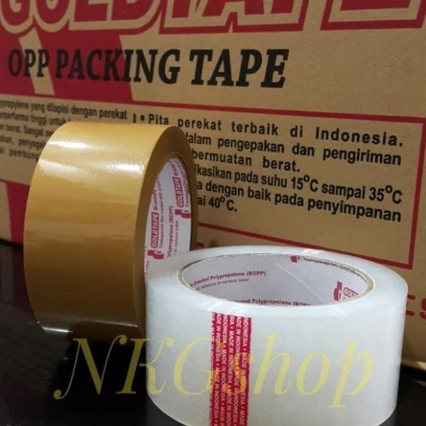 

Lakban Goldtape/Opp Goldtape Dus Merah 2" 48Mm X 90Yard (1Dus = 72Pcs)