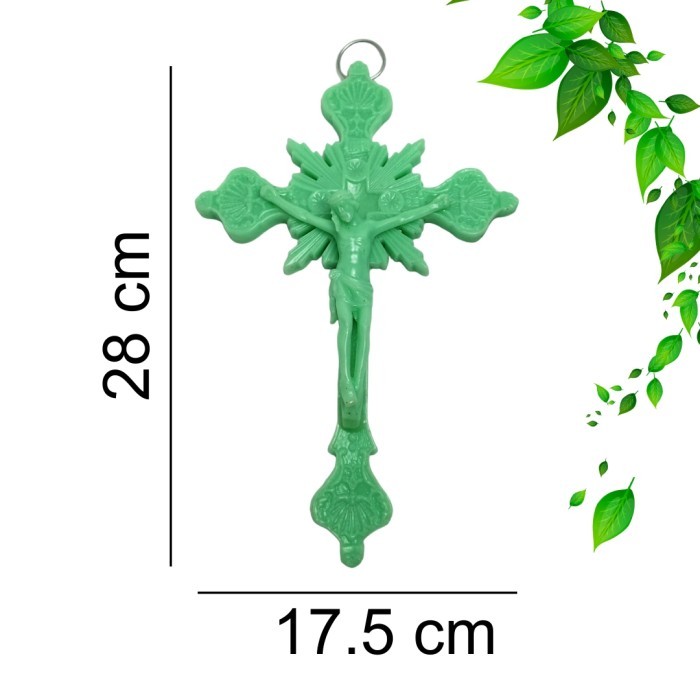 Azzatun - Salib Dinding Fosfor 28 Cm / Salib Fosfor/Hiasan Salib Dinding Fosfor