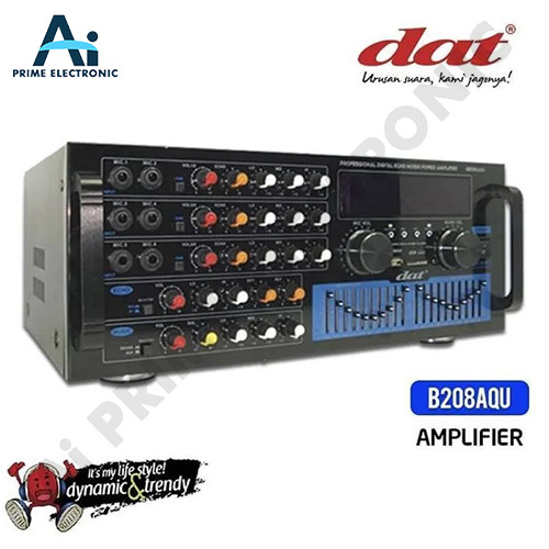 ORIGINAL DAT B208AQU Power Ampli Karaoke USB Bluetooth Amplifier