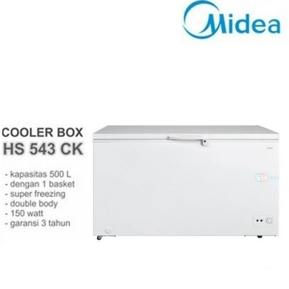 Produk Terbaik] FREEZER BOX MIDEA HS543CK / FREEZER BOX MIDEA HS 543 CK 500L