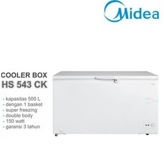 Produk Terbaik] FREEZER BOX MIDEA HS543CK / FREEZER BOX MIDEA HS 543 CK 500L