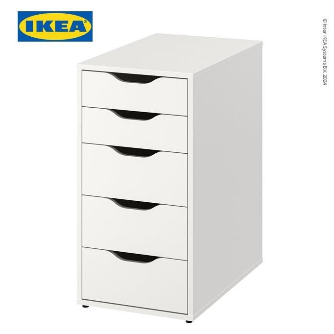 IKEA LAGKAPTEN/ALEX Meja Kerja/Belajar Minimalis Dengan Laci 120x60cm FS