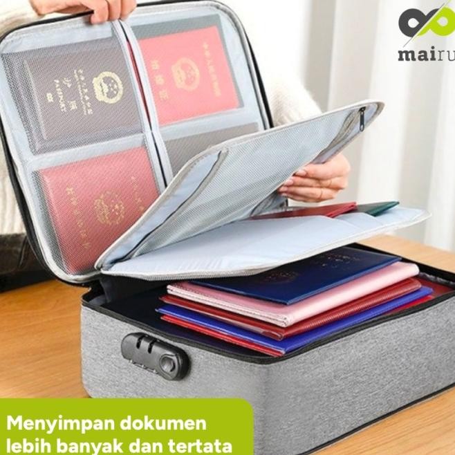 

PRODUK TAS DOKUMEN ANTI AIR PASSWORD TRAVEL BAG PENYIMPANAN DOKUMEN -
