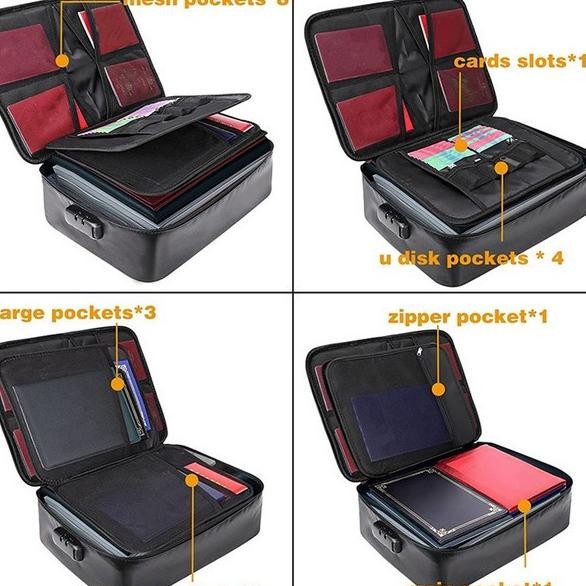 

TAS ANTI TAS DOKUMEN ANTI AIR DENGAN KUNCI & RESLETING