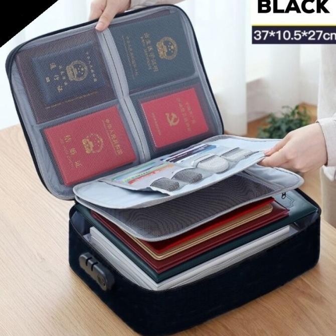 

TAS DOKUMEN / KOTAK PENYIMPANAN /ARSIP KOPER /TEMPAT BERKAS | 3 LAYER