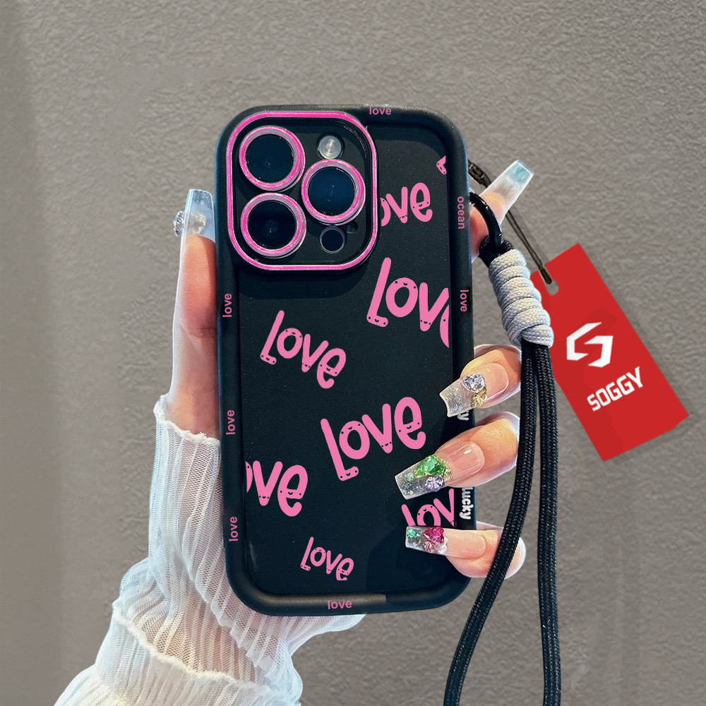 [ CASING+TALI ] SOGGY Case Love Baby for Vivo V40 V30E V30 V29 V29E V27 V27E V25 V25E V23E V23 V20 V