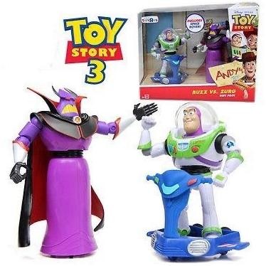 FIGUR SET Mainan TOY STORY Figure BUZZ VS ZURG