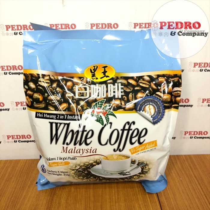 

Promo!! Hei Hwang White Coffee Malaysia No Sugar (Biru Muda) 450 Gram