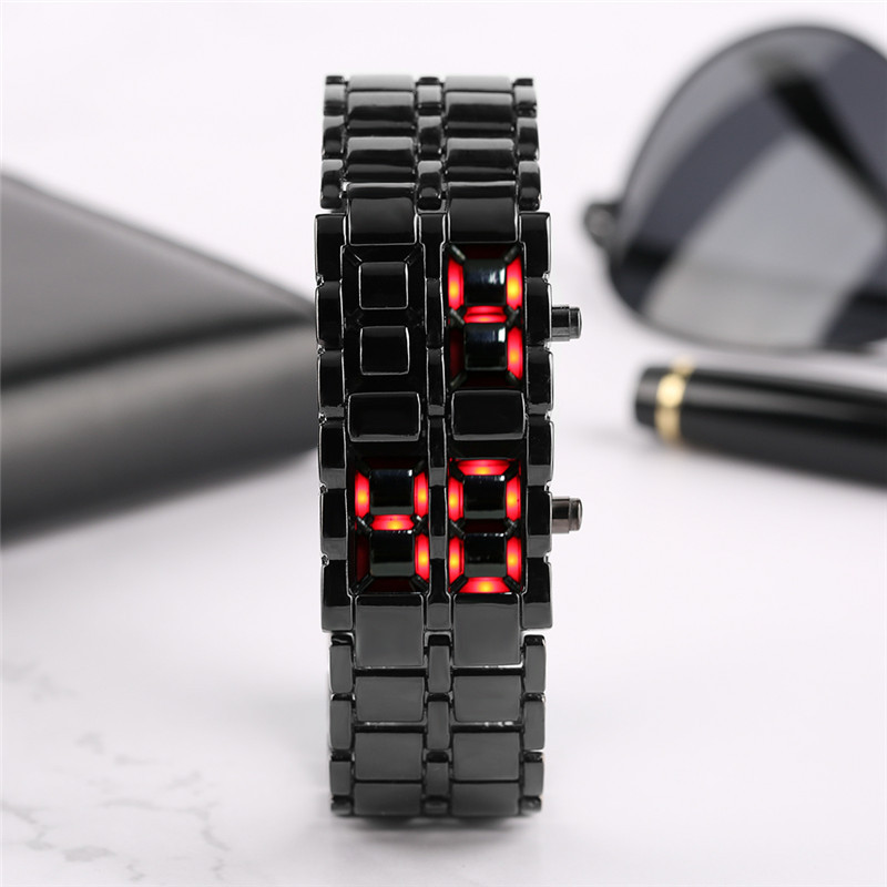 

Tiktak Jam Tangan LED Digital Lava Chain Unisex - TK-4