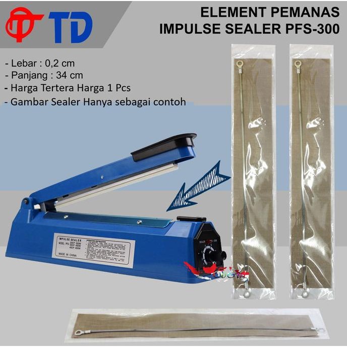 Alat Pres Segel Plastik Mesin Pres Impulse Sealer Makanan TD [terbaik]