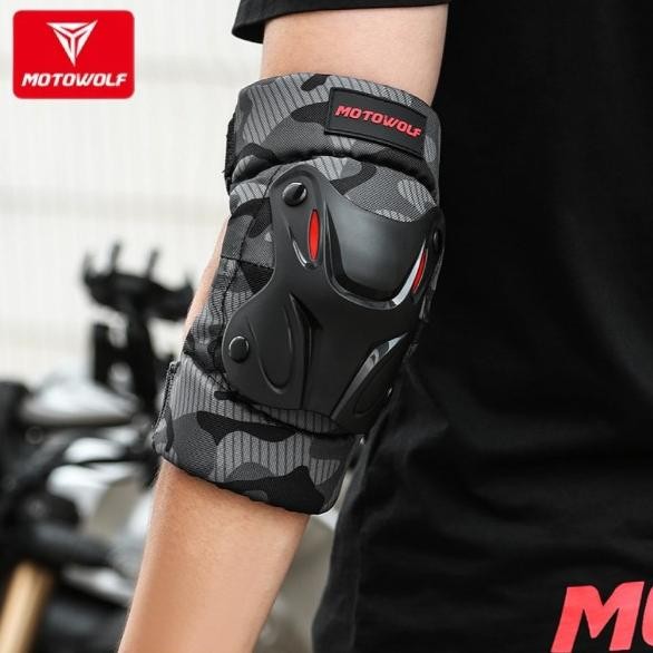 Deker Tangan Elbow Pad Deker Lutut Motowolf Pelindung Tangan Motor