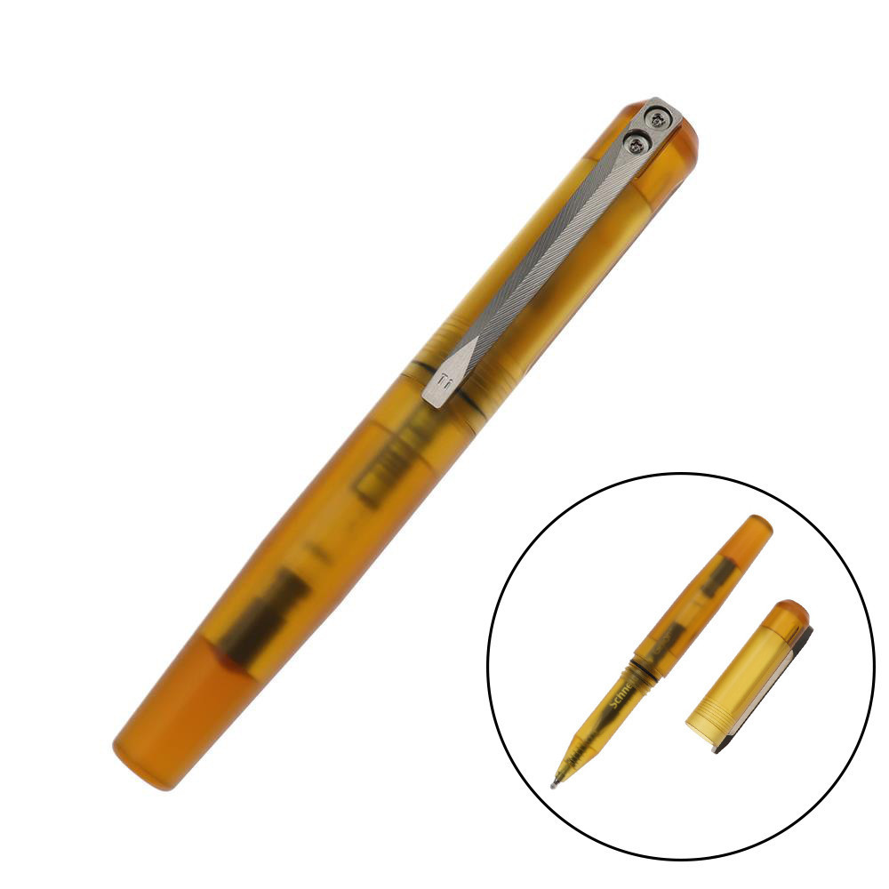 

Pena Isi Ulang Resin Paduan Titanium PEI CNEDC G2 Pena Tanda Tangan Pena Kuning Bening |FvsShARf|