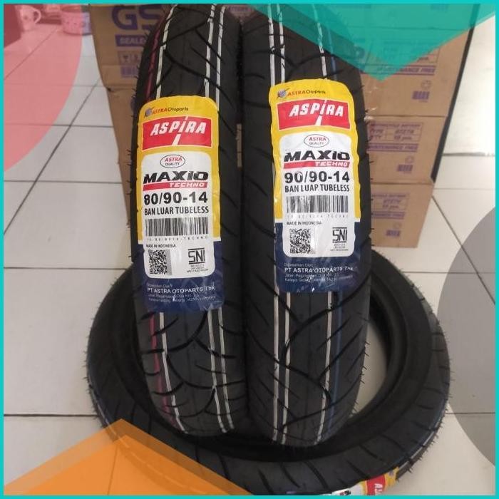 BAN MOTOR HONDA BEAT FI KARBU VARIO 110/125/150 ASPIRA ASTRA TUBLESS 1