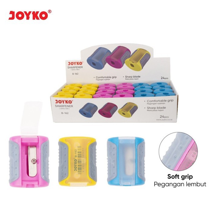 

Sharpener / Rautan / Serutan Pensil Joyko B-162 / 1 Box Isi 24 Pcs