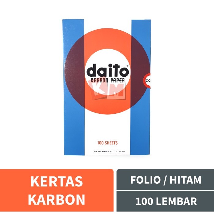 

Carbon Paper Kertas Karbon Daito Folio 1 Pak Isi 100 Lembar Hitam F4