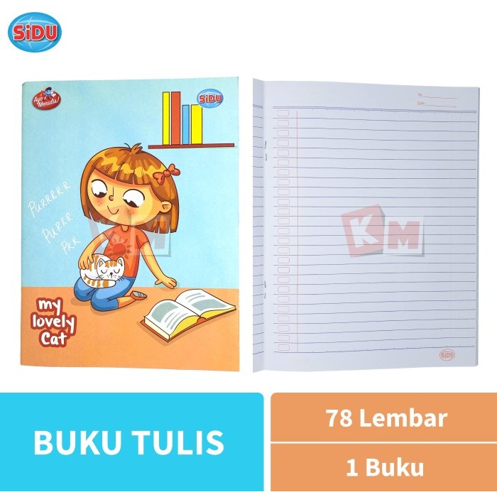 

NEW Buku Tulis SIDU Isi 78 Lembar / Sinar Dunia 78 Lbr / 78Lb