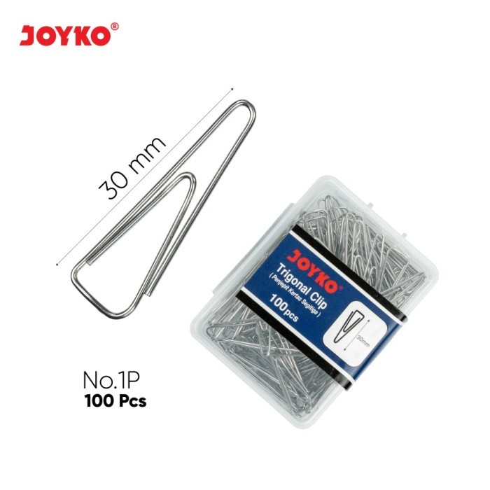 

Paper Clip / Trigonal Clip / Penjepit Kertas Joyko No. 1P